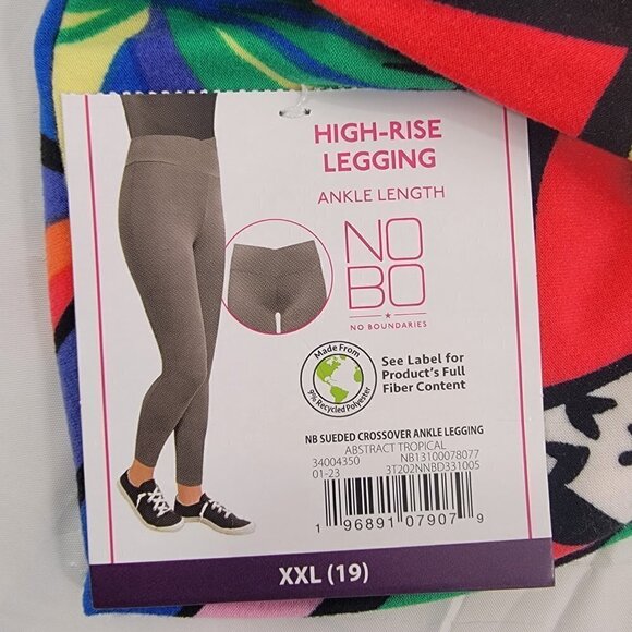 No Boundaries Sueded Crossover Ankle Length Leggings - Picture 7 of 16